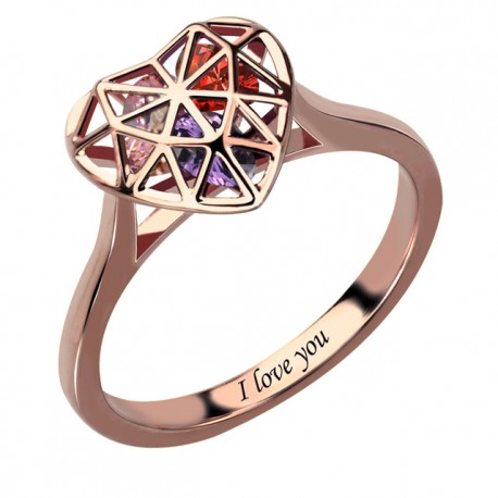 Heart Cage Ring