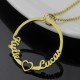 2 Couple's Name Necklace