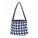 Navy Check Easter Bucket
