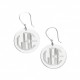 Silver French Wire Earrings (Greek)