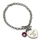 Heart BirthStone Bracelet