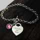 Heart BirthStone Bracelet