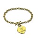 Heart Nameplate Bracelet