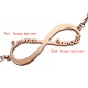 Infinity Two Names Bracelet