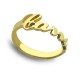 Engraved Name Ring Carrie Style