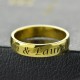 Engraved Message Ring
