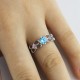 Secret Message Ring with BirthStones