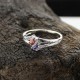 Two Names BirthStone Ring