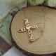 Two Names Crossed Necklace