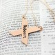 Name Cross Necklace
