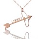 Arrow Cross Necklace
