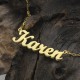 Karen Style Name Necklace