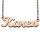 Karen Style Name Necklace
