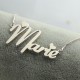 Cute Hearts Style Name Necklace