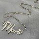 Cute Hearts Style Name Necklace