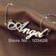 Capital Letter with BirthStones Name Necklace