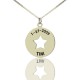 Initial Charm Cut Out Tiny Star Necklace