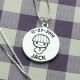 Disc Pendant for Boys Necklace