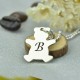 Engraved Teddy Bear Necklace