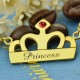 Handstamped Princess Name Necklace