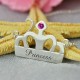 Handstamped Princess Name Necklace