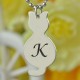 Tiny Cat Necklace with Initial Necklace