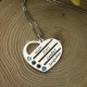 Kids Names Engraved Heart Necklace