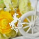 Horse Cut Out Name Necklace