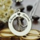 Hold Love in Your Heart Disc Necklace