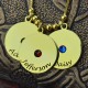 Mother's Name Disc Necklace