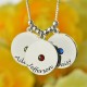 Mother's Name Disc Necklace