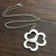 Triple Heart Shamrocks Necklace