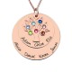 Tree Birthstone Mother Necklace