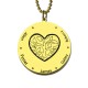 Disc Family In My Heart Mommy Necklace