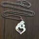 Mother's Child Necklace Birthstones
