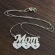 Birthstone Mother Child Necklace