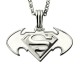 Batman- Superman with Engraved Name Necklace