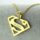 Superman Logo Necklace for Dad
