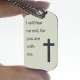 'You Are With Me' Cross Pendant