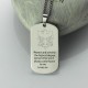 Engraved Eagle, To My Love Protection Pendant