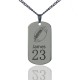 Hand Stamped Football Necklace
