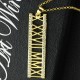 Vertical Cut Out Roman Numeral with Birthstones Necklace