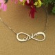 Infinity Single Name Necklace