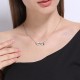 Infinity Birthstone and Name Necklace