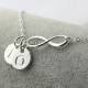 Infinity Name Necklace with 2 Initials
