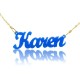 Karen Style Name Necklace in Acrylic