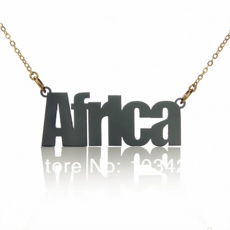 Africa Acrylic Necklace