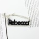 REBECCA Style Name Necklace in Acrylic