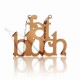Harrington Font Two Line Name Necklace in Acrylic