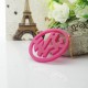Acrylic Monogram Necklace with Circle Frame Necklace